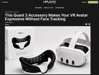 PiEEG XR Featured on UploadVR